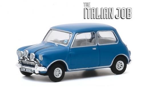 Diecast model cars Austin Mini 1/64 Greenlight Cooper S 1275 MkI blue/black RHD 1967 The Italian Job Austin Mini 1/64 Greenlight Cooper S 1275 MkI blue/black RHD 1967 The Italian Job diecast model cars