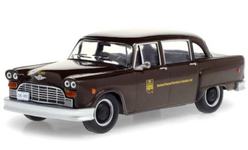 Checker Taxi 1/43 Greenlight cab Parcel Delicery UPS - United Parcel Service Canada Ltd. 1975 diecast model cars