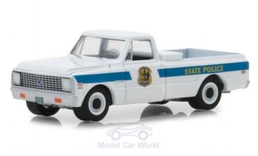 Chevrolet C-10 1/64 Greenlight Cheyenne Delaware State Police 1972 diecast model cars