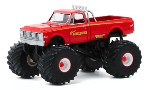 Chevrolet C-10 1/64 Greenlight Monster Truck Texas Tumbleweed 1972 diecast model cars
