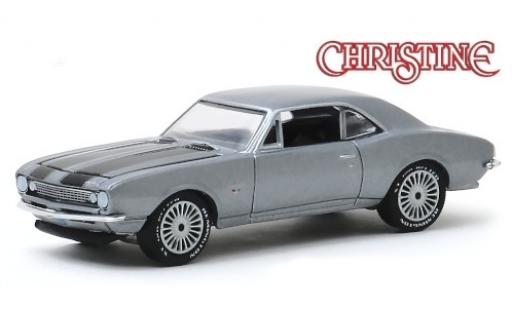 Diecast model cars Chevrolet Camaro 1/64 Greenlight metallic grey/black Christine 1967 Chevrolet Camaro 1/64 Greenlight metallic grey/black Christine 1967 diecast model cars