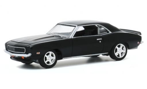 Chevrolet Camaro 1/64 Greenlight Tux black 1969 diecast model cars