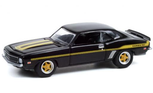 Chevrolet Camaro 1/64 Greenlight Yenko S/C Custom black/Dekor 1969 diecast model cars