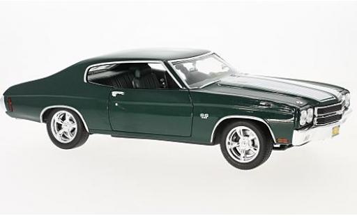 Chevrolet Chevelle 1/18 Greenlight SS 396 metallic green/white Film John Wick 1970 diecast model cars
