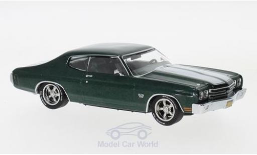 Chevrolet Chevelle 1970 1/43 Greenlight SS 396 metallic green/white John Wick 1970 diecast model cars