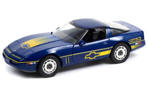 Diecast model cars Chevrolet Corvette 1/18 Greenlight (C4) blue/Dekor Challenge 1988 toit détachable Chevrolet Corvette 1/18 Greenlight (C4) blue/Dekor Challenge 1988 toit détachable diecast model cars