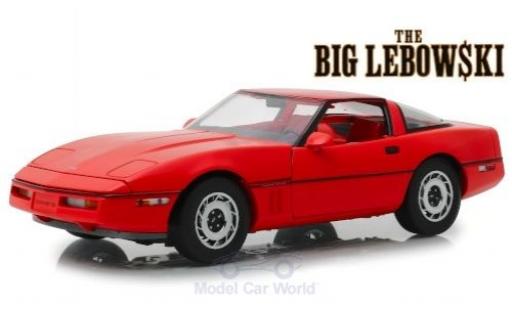 Diecast model cars Chevrolet Corvette 1/18 Greenlight C4 red The Big Lebowski 1985 Chevrolet Corvette 1/18 Greenlight C4 red The Big Lebowski 1985 diecast model cars