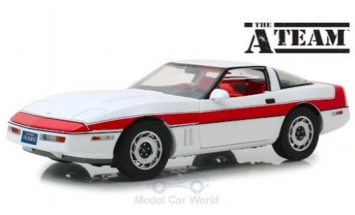 Diecast model cars Chevrolet Corvette 1/18 Greenlight C4 white/red The A-Team 1984 Chevrolet Corvette 1/18 Greenlight C4 white/red The A-Team 1984 diecast model cars