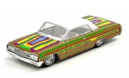 Diecast model cars Chevrolet Impala 1/64 Greenlight Lowrider metallise beige/Dekor 1964 1:64 Chevrolet Impala 1/64 Greenlight Lowrider metallise beige/Dekor 1964 1:64 diecast model cars