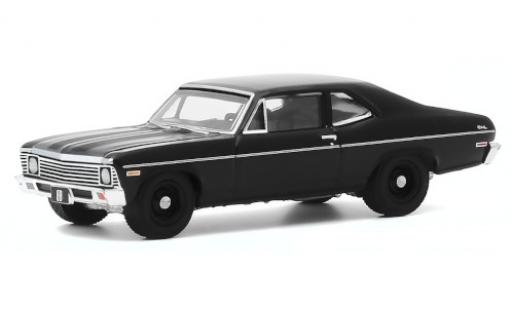 Chevrolet Nova 1/64 Greenlight black 1968 diecast model cars