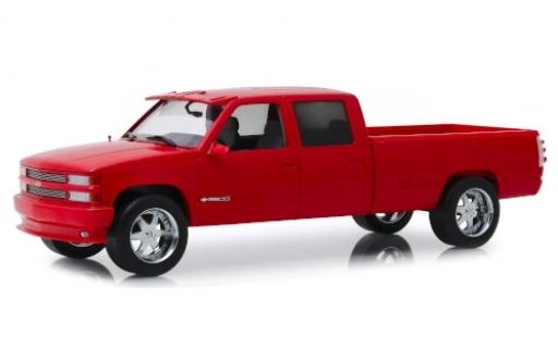 Chevrolet Silverado 1/18 Greenlight 3500 Crew Cab Custom red 1997 diecast model cars