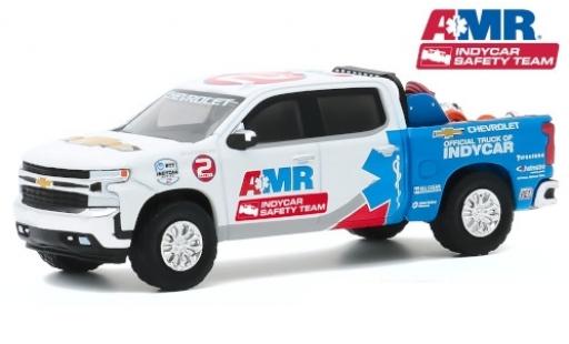 Diecast model cars Chevrolet Silverado 1/64 Greenlight AMR IndyCar Safety Team 2020 Official Truck of Indycar Chevrolet Silverado 1/64 Greenlight AMR IndyCar Safety Team 2020 Official Truck of Indycar diecast model cars