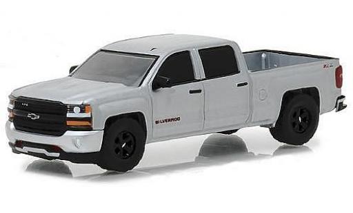 Chevrolet Silverado 1/64 Greenlight Redline Edition grey 2018 100th Anniversaire Trucks diecast model cars