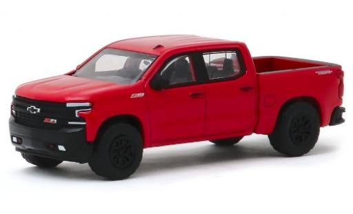Chevrolet Silverado 1/64 Greenlight Trail Boss red 2019 diecast model cars
