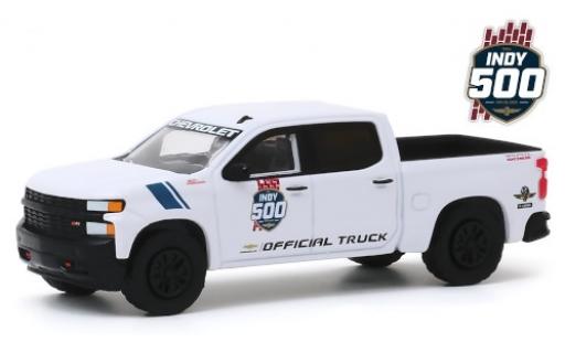 Diecast model cars Chevrolet Silverado 1/64 Greenlight Trail Boss Z71 Indy 500 2019 103rd Running of the Indianapolis 500 Mile Race Official Truck Chevrolet Silverado 1/64 Greenlight Trail Boss Z71 Indy 500 2019 103rd Running of the Indianapolis 500 Mile Race Official Truck diecast model cars