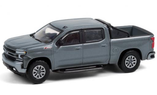 Diecast model cars Chevrolet Silverado 1/64 Greenlight Z71 metallic grey 2020 Chevrolet Silverado 1/64 Greenlight Z71 metallic grey 2020 diecast model cars