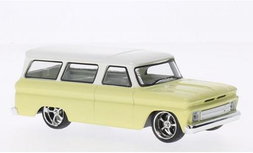 Diecast model cars Chevrolet Suburban 1/43 Greenlight Tuning yellow/white 1966 Chevrolet Suburban 1/43 Greenlight Tuning yellow/white 1966 diecast model cars