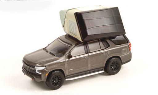 Chevrolet Tahoe 1/64 Greenlight Z71 metallic grey 2021 diecast model cars