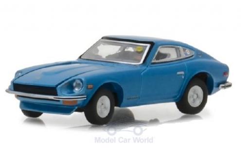 Diecast model cars Datsun 240Z 1/64 Greenlight metallic blue 1970 Datsun 240Z 1/64 Greenlight metallic blue 1970 diecast model cars