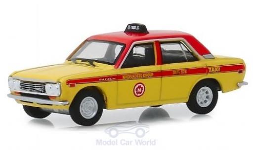 Diecast model cars Datsun 510 1/64 Greenlight 4-Door Sedan Nihon Kotsu Group - Taxi 1970 Datsun 510 1/64 Greenlight 4-Door Sedan Nihon Kotsu Group - Taxi 1970 diecast model cars