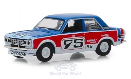 Diecast model cars Datsun 510 1/64 Greenlight blue/red 1973 Datsun 510 1/64 Greenlight blue/red 1973 diecast model cars