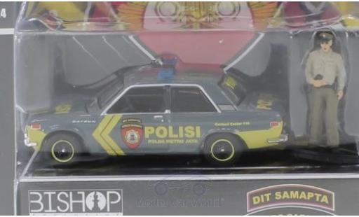 Diecast model cars Datsun 510 1/64 Greenlight Polisi - Dit Samapta - Korps Sabhara mit Figur Polizei Indonesien Datsun 510 1/64 Greenlight Polisi - Dit Samapta - Korps Sabhara mit Figur Polizei Indonesien diecast model cars