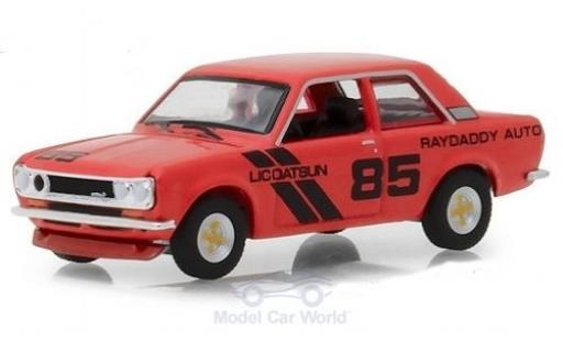 Diecast model cars Datsun 510 1/64 Greenlight Raydaddy Auto red 1971 #85 Datsun 510 1/64 Greenlight Raydaddy Auto red 1971 #85 diecast model cars
