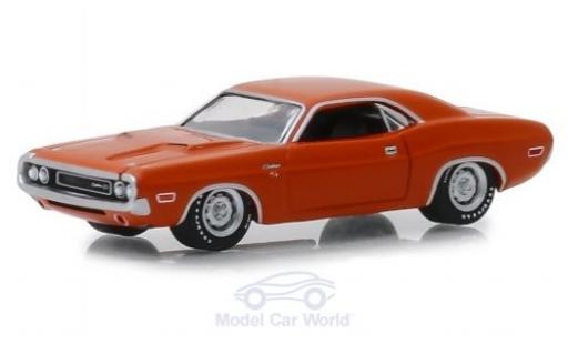 Dodge Challenger 1970 1/64 Greenlight R/T Hemi orange 1970 diecast model cars