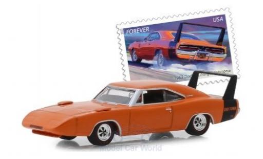 Diecast model cars Dodge Charger 1/64 Greenlight Daytona orange/black 1969 Dodge Charger 1/64 Greenlight Daytona orange/black 1969 diecast model cars