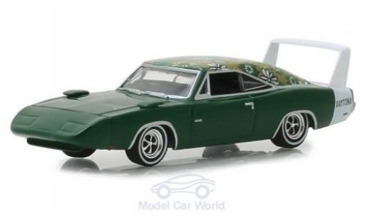 Dodge Charger 1/64 Greenlight green/Dekor 1969 diecast model cars