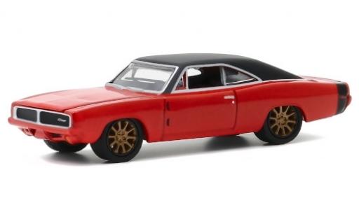 Diecast model cars Dodge Charger 1/64 Greenlight May-Hem metallic orange/matt-black 1969 Dodge Charger 1/64 Greenlight May-Hem metallic orange/matt-black 1969 diecast model cars
