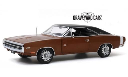 Diecast model cars Dodge Charger 1/18 Greenlight R/T metallic brown/matt-black Graveyard Carz 1970 Dodge Charger 1/18 Greenlight R/T metallic brown/matt-black Graveyard Carz 1970 diecast model cars