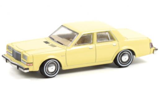 Diecast model cars Dodge Diplomat 1/64 Greenlight beige 1981 The Greatest American Hero (1981-83 TV Series) Dodge Diplomat 1/64 Greenlight beige 1981 The Greatest American Hero (1981-83 TV Series) diecast model cars
