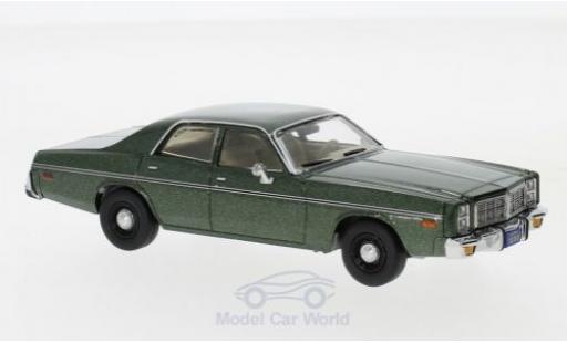 Diecast model cars Dodge Monaco 1978 1/43 Greenlight metallic green Hunter 1978 Dodge Monaco 1978 1/43 Greenlight metallic green Hunter 1978 diecast model cars