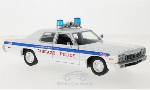 Diecast model cars Dodge Monaco 1/24 Greenlight white/blue Blues Bredhers Chicago Police 1975 Dodge Monaco 1/24 Greenlight white/blue Blues Bredhers Chicago Police 1975 diecast model cars