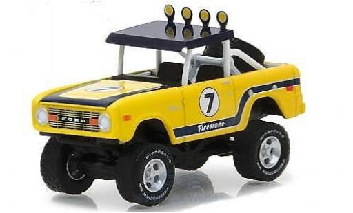 Diecast model cars Ford Bronco 1/64 Greenlight Baja yellow 1972 Ford Bronco 1/64 Greenlight Baja yellow 1972 diecast model cars