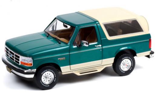 Ford Bronco 1/18 Greenlight Eddie Bauer Edition green/beige 1993 diecast model cars