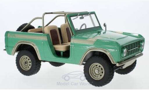 Ford Bronco 1/18 Greenlight green/beige 1976 Gas Monkey Garage diecast model cars