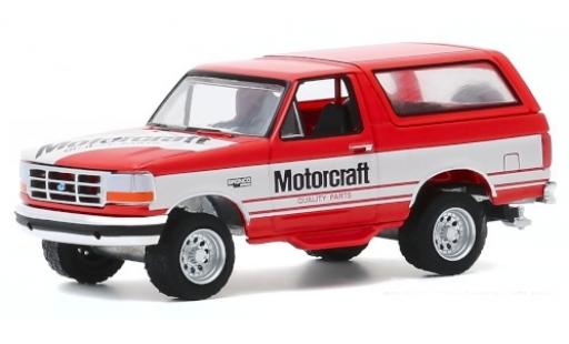 Diecast model cars Ford Bronco 1/64 Greenlight Motorcraft Quality Parts 1994 Ford Bronco 1/64 Greenlight Motorcraft Quality Parts 1994 diecast model cars