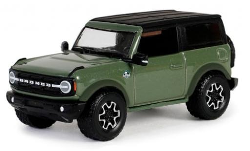 Diecast model cars Ford Bronco 1/64 Greenlight Outer Banks grün 2023 1:64 Ford Bronco 1/64 Greenlight Outer Banks grün 2023 1:64 diecast model cars