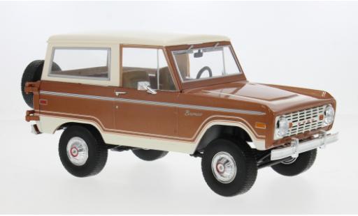 Diecast model cars Ford Bronco 1/18 Greenlight Ranger bronze/beige 1973 1:18 Ford Bronco 1/18 Greenlight Ranger bronze/beige 1973 1:18 diecast model cars
