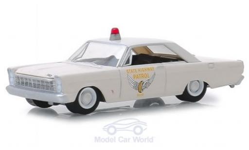 Diecast model cars Ford Custom 1/64 Greenlight white Ohio State Highway Patrol 1965 Ford Custom 1/64 Greenlight white Ohio State Highway Patrol 1965 diecast model cars