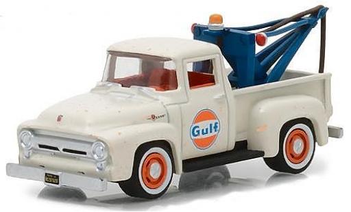 Diecast model cars Ford F-1 1/64 Greenlight 00 Gulf 1956 with Tow Hook Ford F-1 1/64 Greenlight 00 Gulf 1956 with Tow Hook diecast model cars