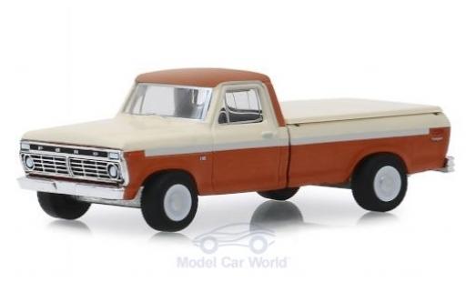 Ford F-1 1/64 Greenlight 00 metallic brown/white 1973 diecast model cars