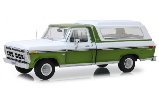 Diecast model cars Ford F-1 1/18 Greenlight 00 metallic green/white 1976 avec détachable Ladeabdeckung Ford F-1 1/18 Greenlight 00 metallic green/white 1976 avec détachable Ladeabdeckung diecast model cars