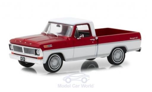 Ford F-1 1/43 Greenlight 00 Pick-Up red/white 1970 diecast model cars