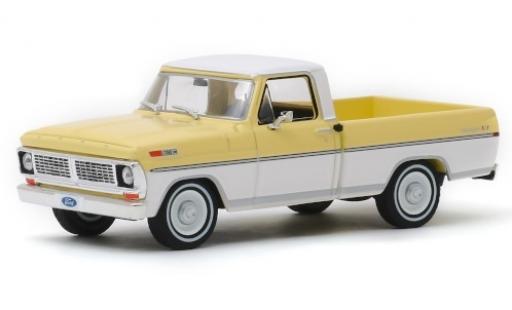 Ford F-1 1/43 Greenlight 00 Ranger XLT yellow/white 1970 diecast model cars