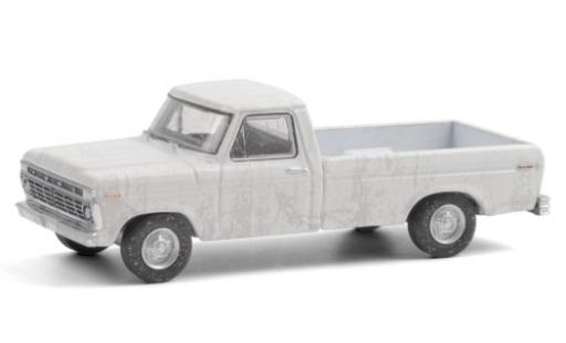 Ford F-1 1/64 Greenlight 00 white 1973 avec Witterungsspuren diecast model cars