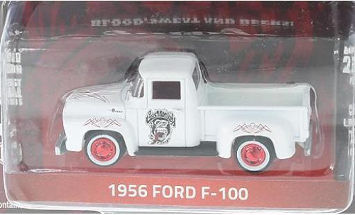 Ford F-1 1/64 Greenlight 00 white/red Gas Monkey Garage 1956 diecast model cars