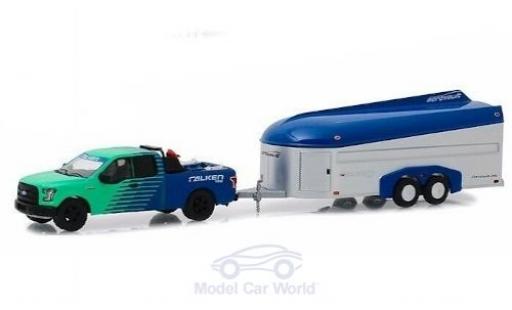 Diecast model cars Ford F-1 1/64 Greenlight 50 Falken Tires 2017 with Aerovault Trailer Ford F-1 1/64 Greenlight 50 Falken Tires 2017 with Aerovault Trailer diecast model cars